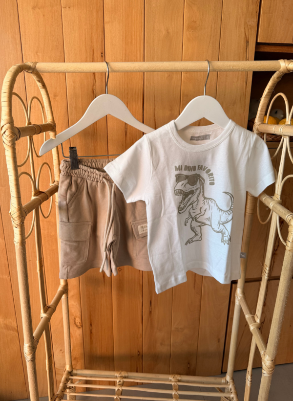 MIMO_770_REMERA_KID_DINO_WH_WHITE REMERA KID DINO