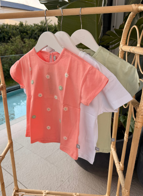 REMERA KID FLOWER