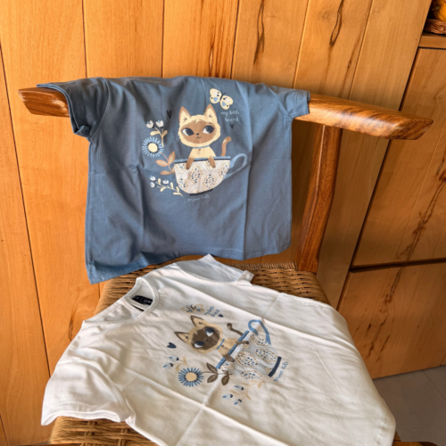 REMERA KID VALENCIA AZULINO