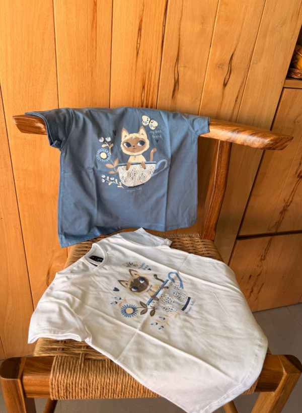 REMERA KID VALENCIA AZULINO