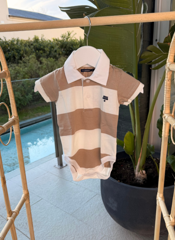BODY MINI POLO RAYADO