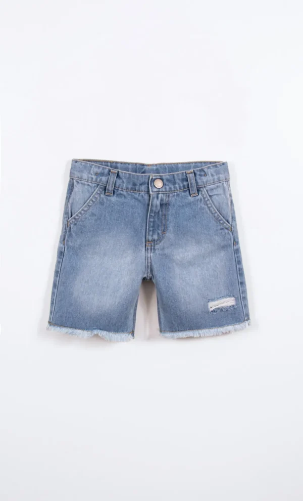 BERMUDA DENIM KID DESTROYED
