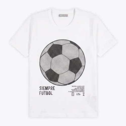 REMERA JR FUTBOL BLANCO