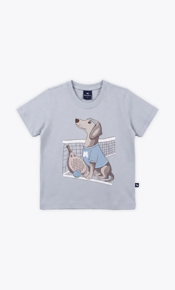 MIMO_760_REMERA_KID_PADEL_87_CELESTE_OXFORD REMERA KID PADEL