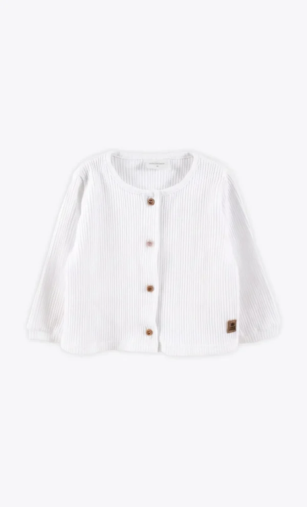CARDIGAN MINI LOURDES BLANCO