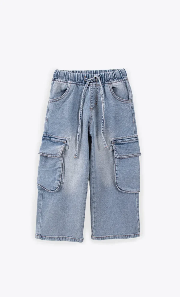 DENIM KID CARGO JOGGER VENECIA