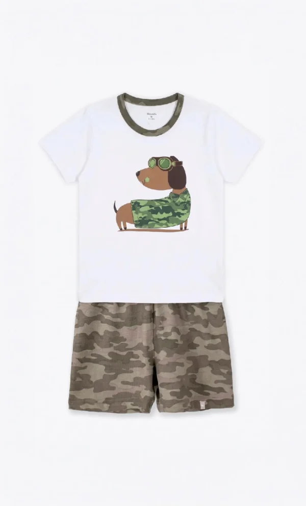 MIMO_435_PIJAMA_DOG_6U_ARMY_CLARO PIJAMA DOG
